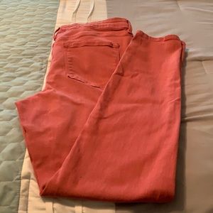 Old Navy Rockstar Jeans (Coral) Sz 12